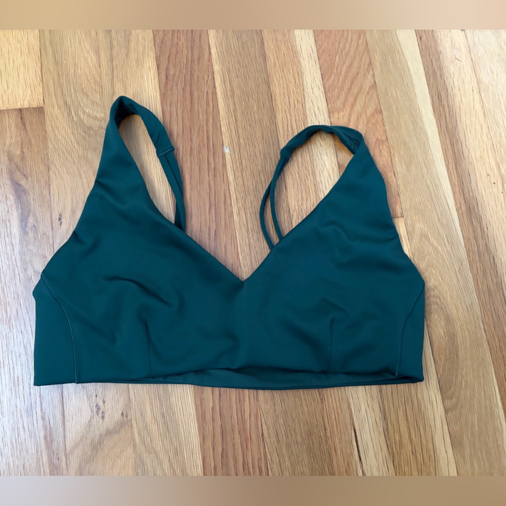 Left On Friday Deep Emerald Green Bikini Top